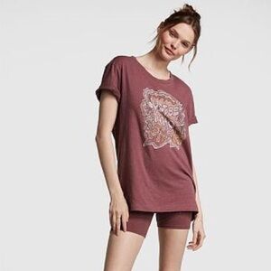 PINK Victoria's Secret Pink Short Sleeve Tee for Effortless Style